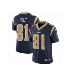 Los Angeles Rams #81 Torry Holt Vapor Untouchable Limited Navy Blue Team Color NFL Jersey