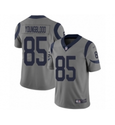 Los Angeles Rams #85 Jack Youngblood Limited Gray Inverted Legend Football Jersey