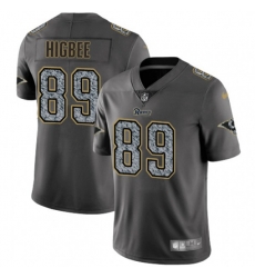 Los Angeles Rams #89 Tyler Higbee Gray Static Vapor Untouchable Limited NFL Jersey