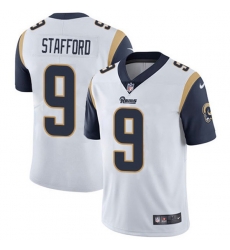 Los Angeles Rams #9 Matthew Stafford White Stitched NFL Vapor Untouchable Limited Jersey