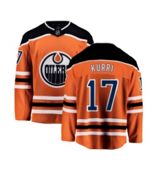 Edmonton Oilers #17 Jari Kurri Fanatics Branded Orange Home Breakaway NHL Jersey