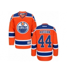 Edmonton Oilers #44 Zack Kassian Authentic Orange Third NHL Jersey