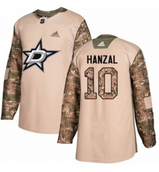 Dallas Stars #10 Martin Hanzal Authentic Camo Veterans Day Practice NHL Jersey