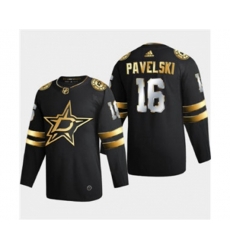 Dallas Stars #16 Joe Pavelski Black Golden Edition Limited Stitched Hockey Jersey