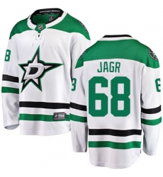 Dallas Stars #68 Jaromir Jagr Fanatics Branded White Away Breakaway NHL Jersey