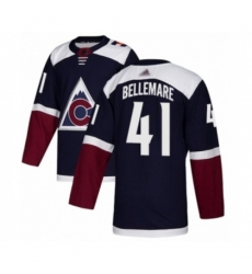 Colorado Avalanche #41 Pierre-Edouard Bellemare Authentic Navy Blue Alternate Hockey Jersey