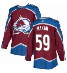 Colorado Avalanche #59 Cale Makar Premier Burgundy Red Home NHL Jersey