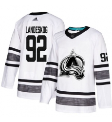 Colorado Avalanche #92 Gabriel Landeskog White 2019 All-Star Game Parley Authentic Stitched NHL Jersey