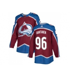 Colorado Avalanche #96 Mikko Rantanen Burgundy Home Authentic Stitched NHL Jersey