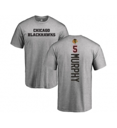 Chicago Blackhawks #5 Connor Murphy Ash Backer T-Shirt