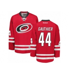 Carolina Hurricanes #44 Julien Gauthier Authentic Red Home NHL Jersey
