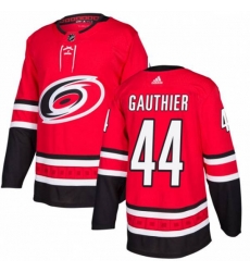 Carolina Hurricanes #44 Julien Gauthier Premier Red Home NHL Jersey