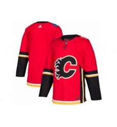 Adidas Calgary Flames Blank Red Home Authentic Stitched NHL Jersey