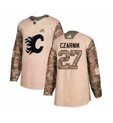 Calgary Flames #27 Austin Czarnik Authentic Camo Veterans Day Practice Hockey Jersey