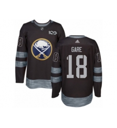 Adidas Buffalo Sabres #18 Danny Gare Authentic Black 1917-2017 100th Anniversary NHL Jersey