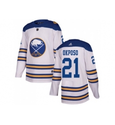 Adidas Buffalo Sabres #21 Kyle Okposo White Authentic 2018 Winter Classic Stitched NHL Jersey