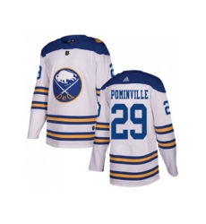 Adidas Buffalo Sabres #29 Jason Pominville White Authentic 2018 Winter Classic Stitched NHL Jersey