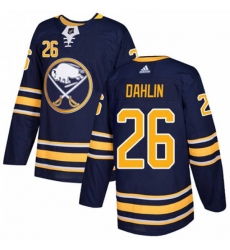 Buffalo Sabres #26 Rasmus Dahlin Authentic Navy Blue Home NHL Jersey