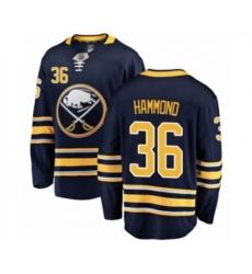 Buffalo Sabres #36 Andrew Hammond Fanatics Branded Navy Blue Home Breakaway Hockey Jersey