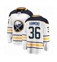 Buffalo Sabres #36 Andrew Hammond Fanatics Branded White Away Breakaway Hockey Jersey