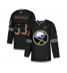 Buffalo Sabres #53 Jeff Skinner Black USA Flag Limited Hockey Jersey