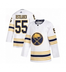 Buffalo Sabres #55 Rasmus Ristolainen Authentic White 50th Season Hockey Jersey
