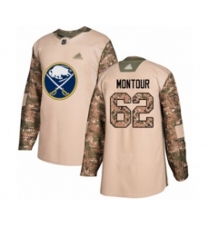 Buffalo Sabres #62 Brandon Montour Authentic Camo Veterans Day Practice Hockey Jersey
