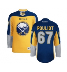 Reebok Buffalo Sabres #67 Benoit Pouliot Authentic Gold New Third NHL Jersey