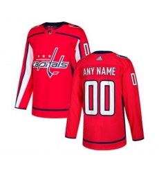 Washington Capitals Customized Premier Red Home NHL Jersey