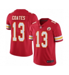 Kansas City Chiefs #13 Sammie Coates Red Team Color Vapor Untouchable Limited Player Football Jersey