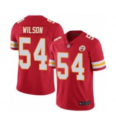 Kansas City Chiefs #54 Damien Wilson Red Team Color Vapor Untouchable Limited Player Football Jersey