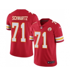 Kansas City Chiefs #71 Mitchell Schwartz Red Team Color Vapor Untouchable Limited Player Football Jersey