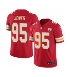 Kansas City Chiefs #95 Chris Jones Limited Black Rush Vapor Untouchable Football Jersey