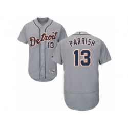 Detroit Tigers #13 Lance Parrish Grey Flexbase Authentic Collection MLB Jersey