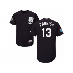Detroit Tigers #13 Lance Parrish Navy Blue Flexbase Authentic Collection MLB Jersey