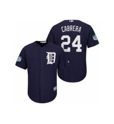 Detroit Tigers #24 Miguel Cabrera 2017 Spring Training Cool Base Stitched MLB Jersey