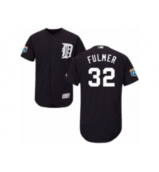 Detroit Tigers #32 Michael Fulmer Navy Blue Flexbase Authentic Collection MLB Jersey