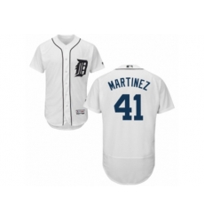 Detroit Tigers #41 Victor Martinez White Flexbase Authentic Collection MLB Jersey