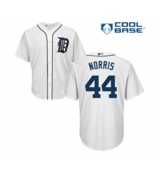 Detroit Tigers #44 Daniel Norris Replica White Home Cool Base Baseball Jersey