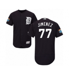 Detroit Tigers #77 Joe Jimenez Navy Blue Alternate Flex Base Authentic Collection MLB Jersey