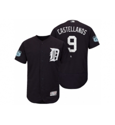 Detroit Tigers #9 Nick Castellanos 2017 Spring Training Flex Base Authentic Collection Stitched Baseball Jersey