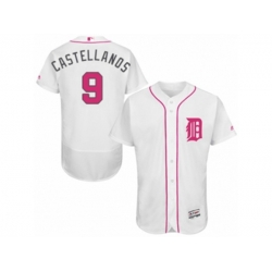 Detroit Tigers #9 Nick Castellanos Authentic White Fashion Flex Base MLB Jersey