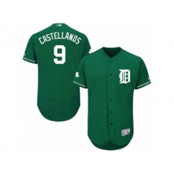 Detroit Tigers #9 Nick Castellanos Green Celtic Flexbase Authentic Collection MLB Jersey