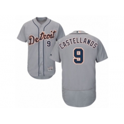 Detroit Tigers #9 Nick Castellanos Grey Flexbase Authentic Collection MLB Jersey