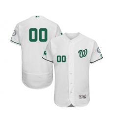 Washington Nationals Customized White Celtic Flexbase Authentic Collection Baseball Jersey
