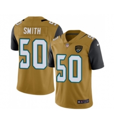 Jacksonville Jaguars #50 Telvin Smith Limited Gold Rush Vapor Untouchable Football Jersey