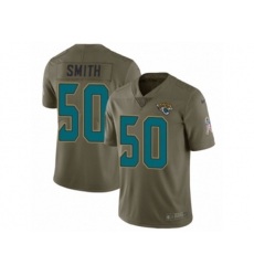 Jacksonville Jaguars #50 Telvin Smith Limited Olive 2017 Salute to Service NFL Jersey