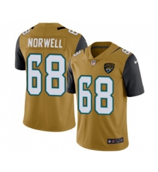 Jacksonville Jaguars #68 Andrew Norwell Limited Gold Rush Vapor Untouchable Football Jersey