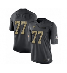 Jacksonville Jaguars #77 Cedric Ogbuehi Limited Black 2016 Salute to Service Football Jersey