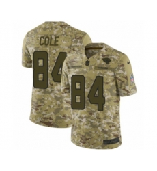 Jacksonville Jaguars #84 Keelan Cole Limited Camo 2018 Salute to Service NFL Jersey